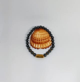 Coffret Bracelet Hématite avec médaillon - 3