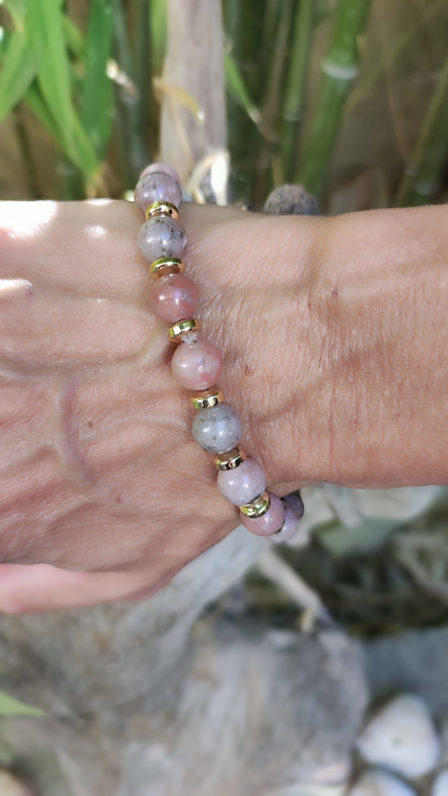 Bracelet en Pierre De Soleil - 4