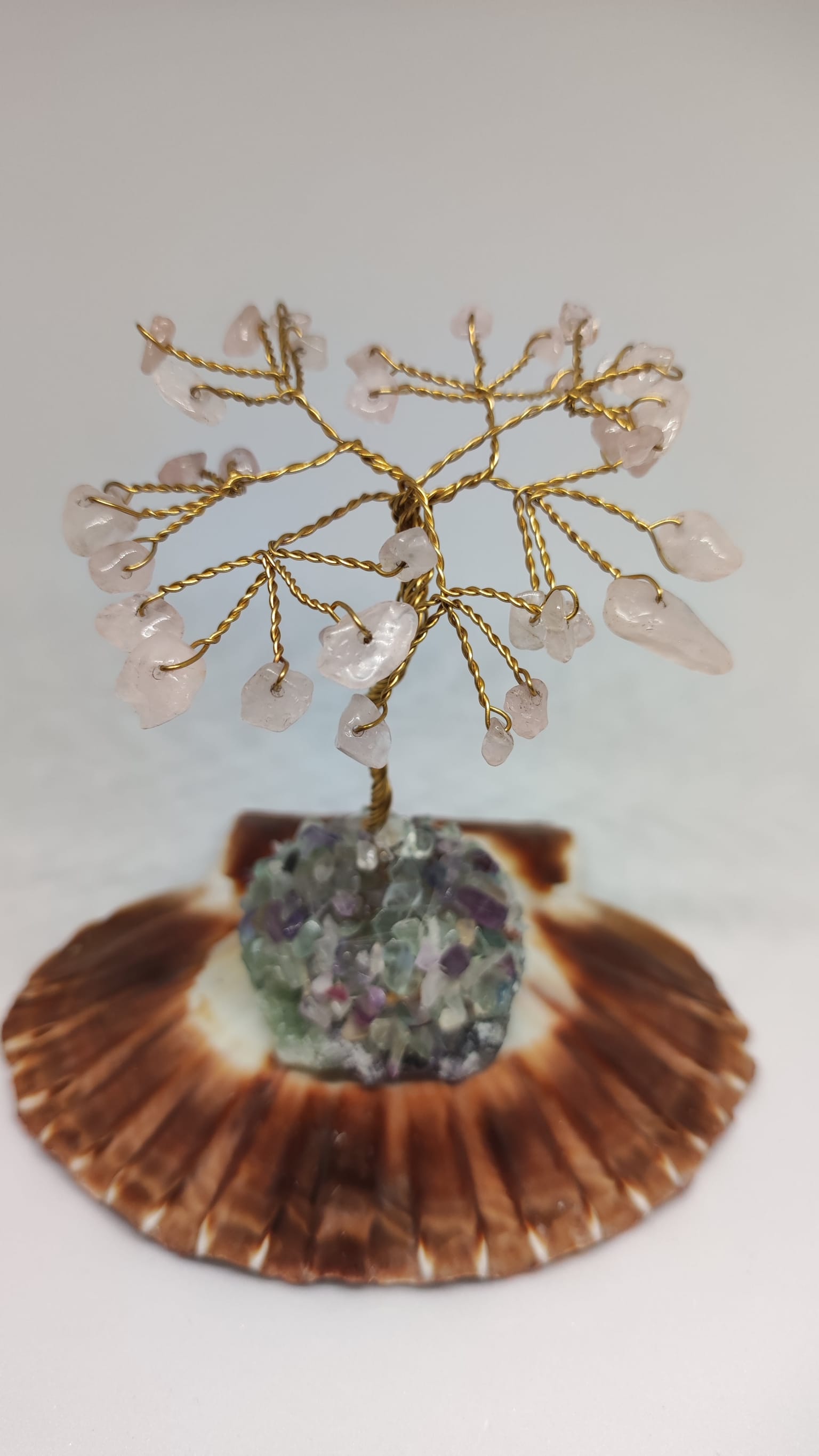 Arbre de Vie en Quartz Rose - 4