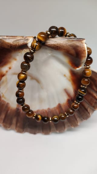 Bracelet Œil de Tigre 6mm - 1